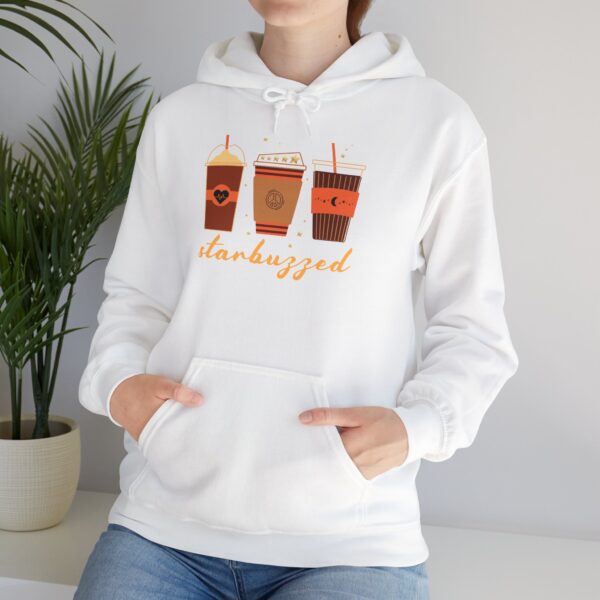 Starbuzzed Coffee Lover Hoodie | Cozy Fall Pullover for Caffeinated Cuties ☕🍂✨ - Image 3
