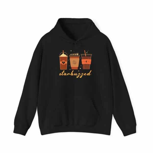 Starbuzzed Coffee Lover Hoodie | Cozy Fall Pullover for Caffeinated Cuties ☕🍂✨ - Image 4