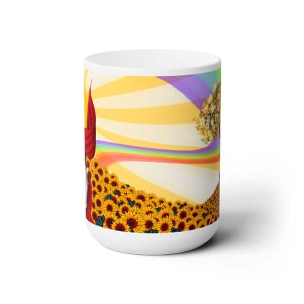 The Sun Tarot Mug – Tree of Life, Rainbow Light & Positive Love Energy, Daily Dose of Joy in a Cup ☀️🌈✨ - Image 2