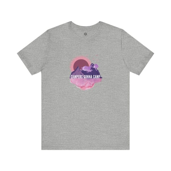 Campers Gonna Camp Tee, Moody Mountain Vibes for Nature-Loving Souls - Image 6