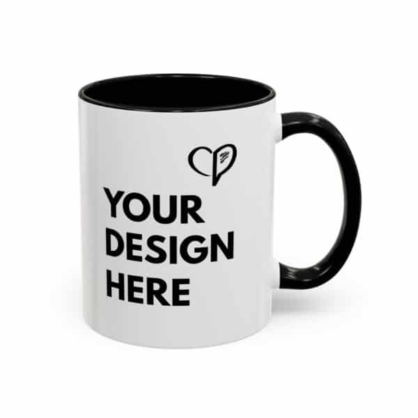 Custom Accent Coffee Mug – “Relax, I’m Just Here for the B-Roll” | Personalized Creator Mug in 11oz