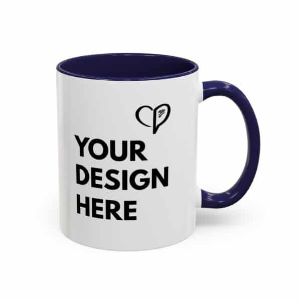 Custom Accent Coffee Mug – “Relax, I’m Just Here for the B-Roll” | Personalized Creator Mug in 11oz - Image 3