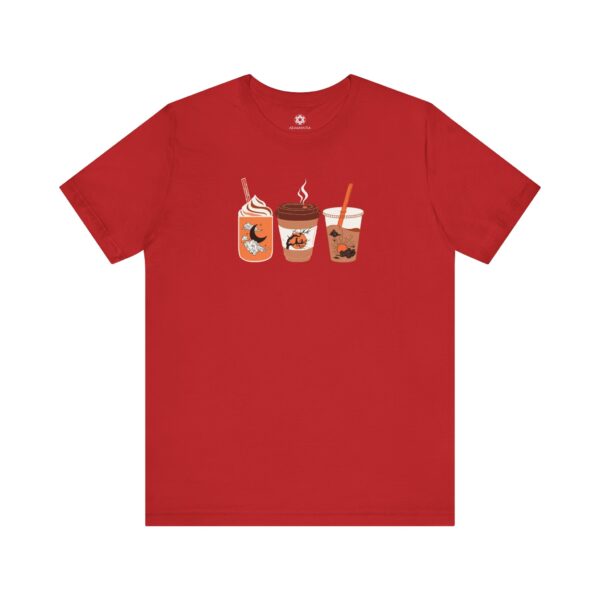 Coffee Cups T-Shirt, Cute Unisex Tee for Coffee Lovers, Fall Girls & Brew Babes ☕🍁 - Image 12