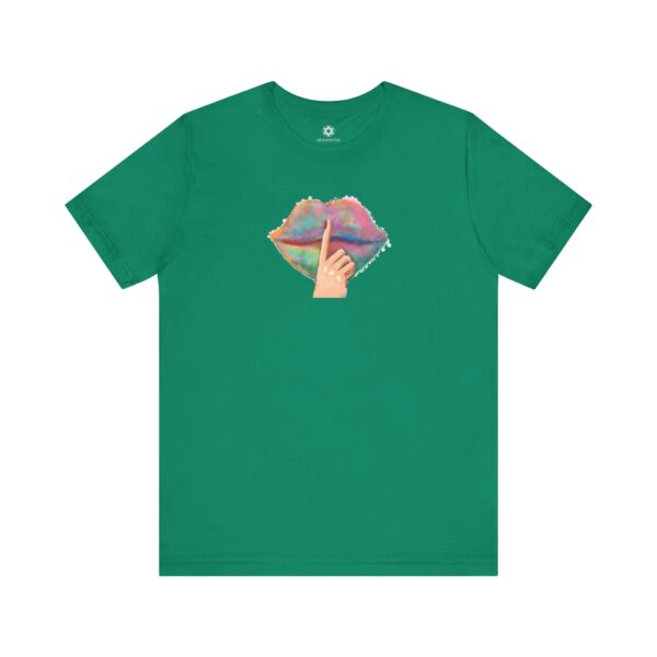 Say No More Lips Tee, Rainbow Pop Art for the Bold & Unbothered - Image 10