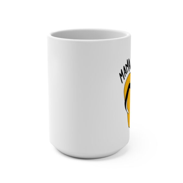 Mama con Chanclas Mug – 15oz, Funny Latina Mom Coffee Cup with Classic Flip-Flop Power 💛👡 - Image 2