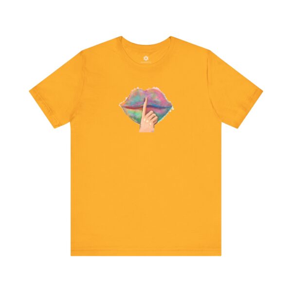 Say No More Lips Tee, Rainbow Pop Art for the Bold & Unbothered - Image 9