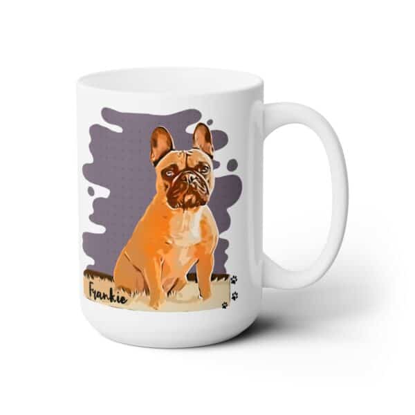 Fur Mama Custom Mug – Personalized Pet Portrait Gift for Dog & Cat Lovers - Image 3