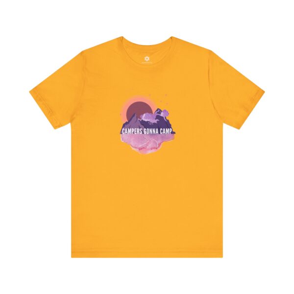 Campers Gonna Camp Tee, Moody Mountain Vibes for Nature-Loving Souls - Image 8