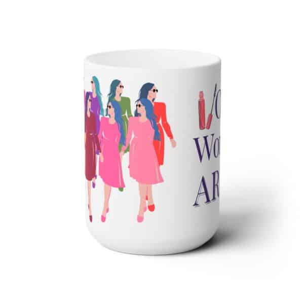 One Woman Army Coffee Mug, Empowered Entrepreneur, Mom Life, CEO Energy ☕💄💥 - Image 2
