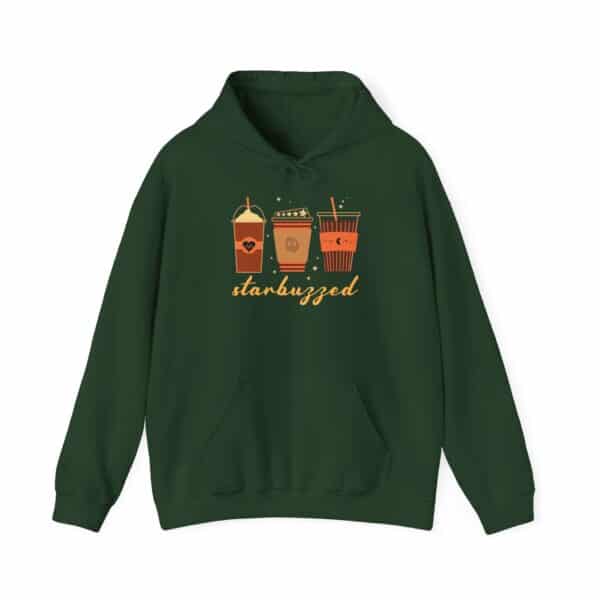Starbuzzed Coffee Lover Hoodie | Cozy Fall Pullover for Caffeinated Cuties ☕🍂✨ - Image 9