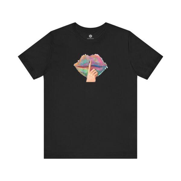 Say No More Lips Tee, Rainbow Pop Art for the Bold & Unbothered - Image 6
