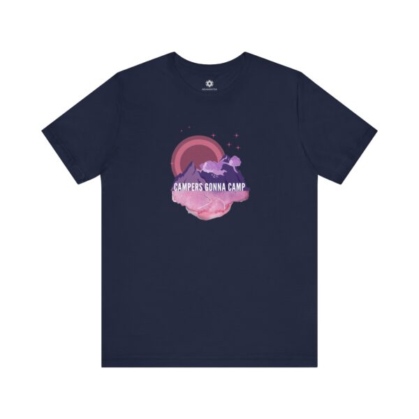 Campers Gonna Camp Tee, Moody Mountain Vibes for Nature-Loving Souls - Image 7