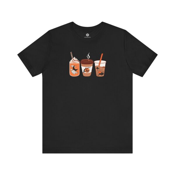 Coffee Cups T-Shirt, Cute Unisex Tee for Coffee Lovers, Fall Girls & Brew Babes ☕🍁 - Image 6