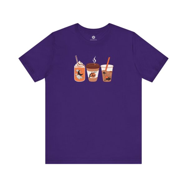 Coffee Cups T-Shirt, Cute Unisex Tee for Coffee Lovers, Fall Girls & Brew Babes ☕🍁 - Image 10