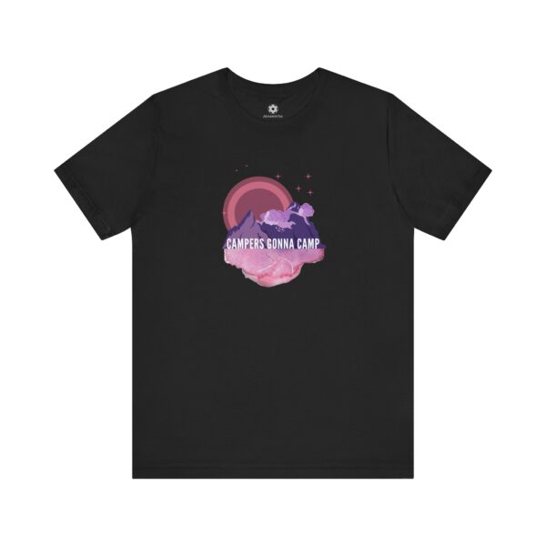 Campers Gonna Camp Tee, Moody Mountain Vibes for Nature-Loving Souls - Image 5