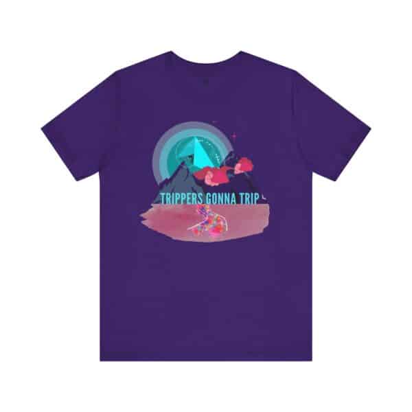 Trippers Gonna Trip Tee, Psychedelic Camper Vibes for Nature-Loving Daydreamers - Image 10