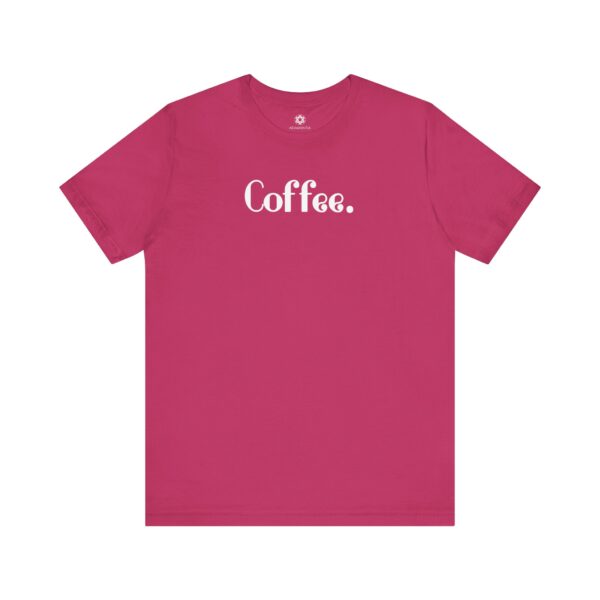Coffee. Teen Classic Cotton Tshirt for Caffeinated Moms & Cozy Minis - Image 11