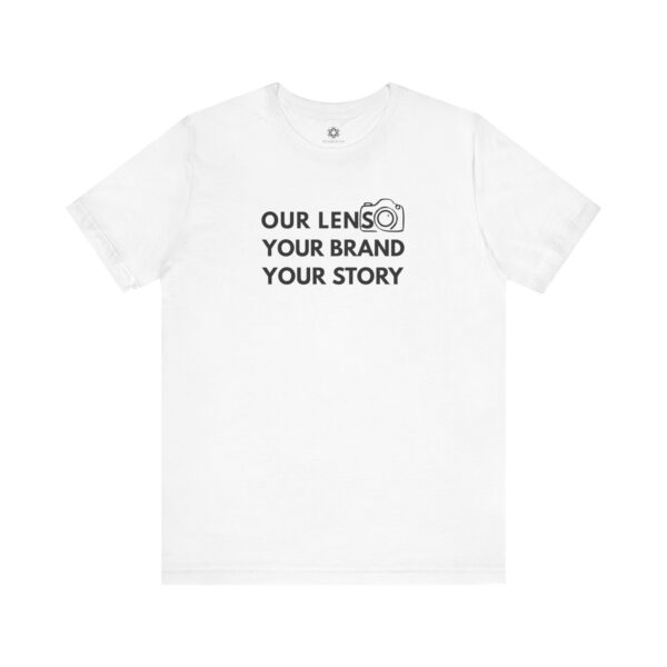 Our Lens, Your Brand, Your Story T-Shirt | For Visual Storytellers, Creatives & Brand Photographers - Image 6