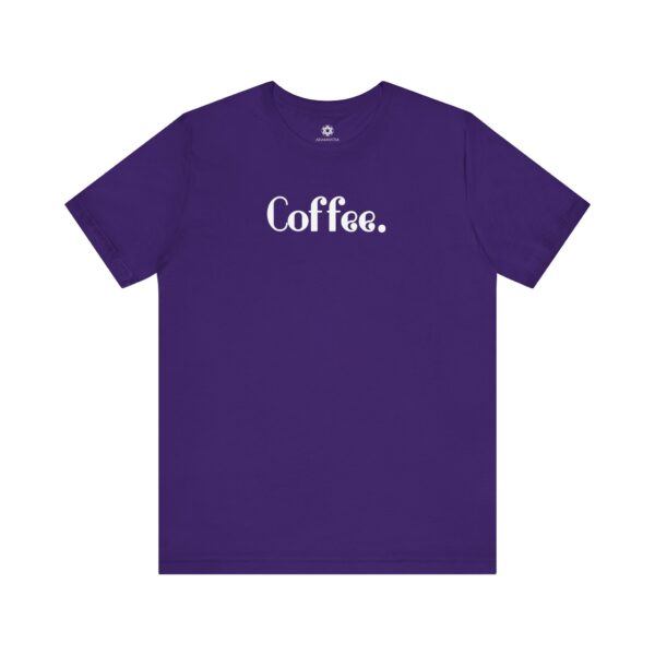 Coffee. Teen Classic Cotton Tshirt for Caffeinated Moms & Cozy Minis - Image 10