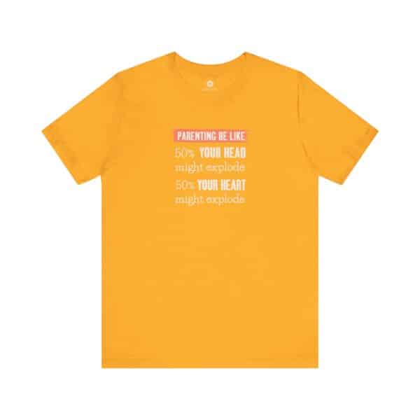 Parenting Be Like T-Shirt | Funny Mom & Dad Life Tee – Equal Parts Chaos & Love 💥❤️ - Image 9