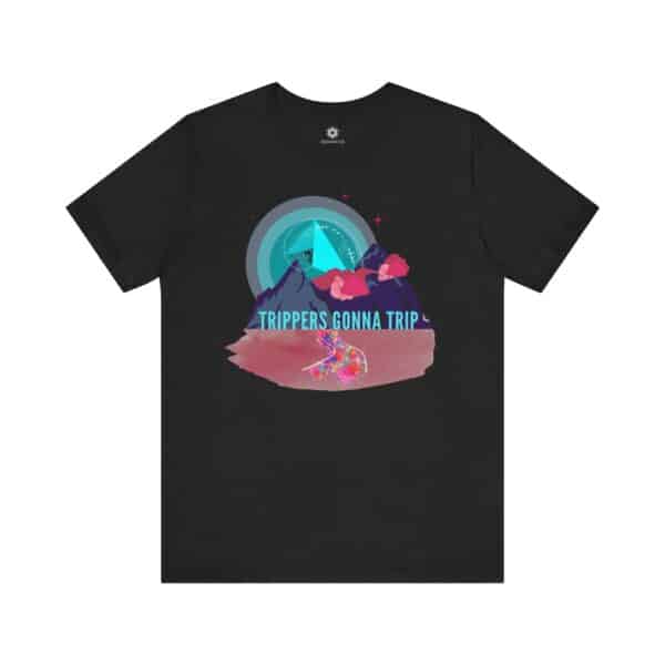 Trippers Gonna Trip Tee, Psychedelic Camper Vibes for Nature-Loving Daydreamers - Image 6