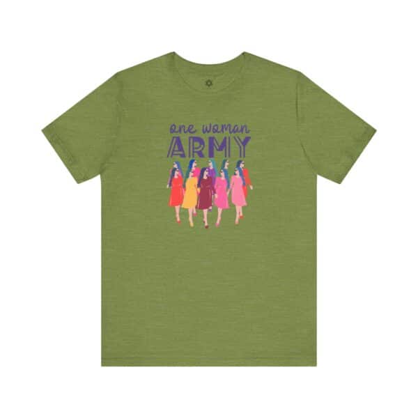 One Woman Army, Empowerment Graphic Tee for the Bold, Brave & Unstoppable - Image 10