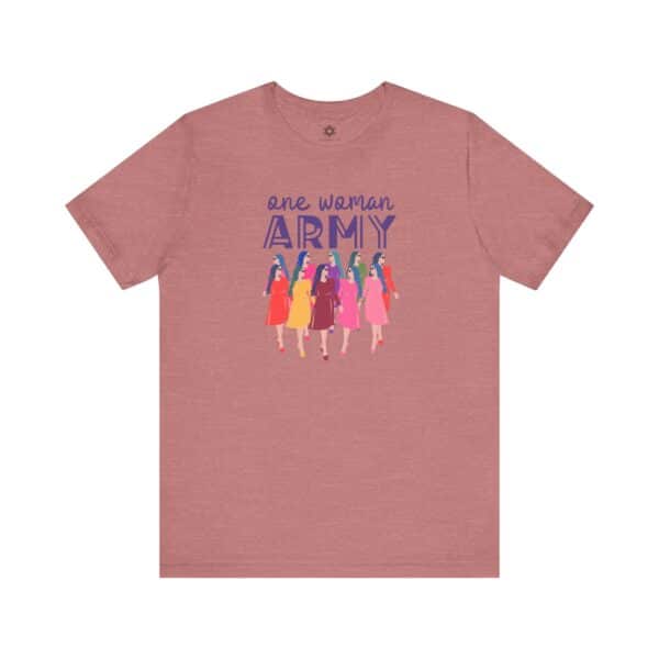 One Woman Army, Empowerment Graphic Tee for the Bold, Brave & Unstoppable - Image 9