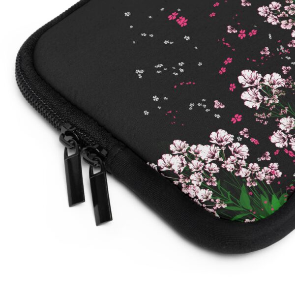 Full Moon Goddess Laptop Sleeve | Mystical Floral Art for Manifestation, Creative Flow - Image 8