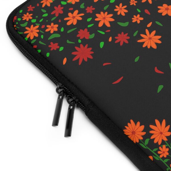 “Light Your Fire” Intention-Setting Laptop Sleeve - Illustrated Floral Protection for Creatives, Witches, Dreamers - Image 3