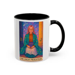 The hight Priestess Coffee Mug – “Relax, trust your inner witch” - Wisdom Tarot Card Mug 11oz ☕✨