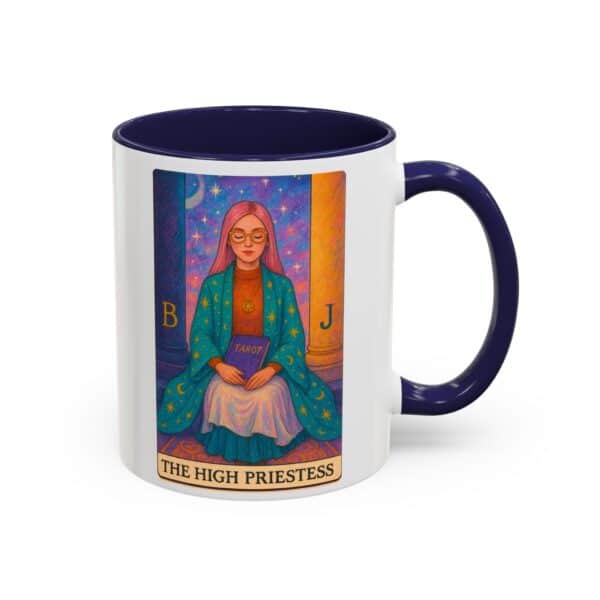 The hight Priestess Coffee Mug – “Relax, trust your inner witch” - Wisdom Tarot Card Mug 11oz ☕✨ - Image 4