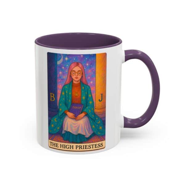 The hight Priestess Coffee Mug – “Relax, trust your inner witch” - Wisdom Tarot Card Mug 11oz ☕✨ - Image 14