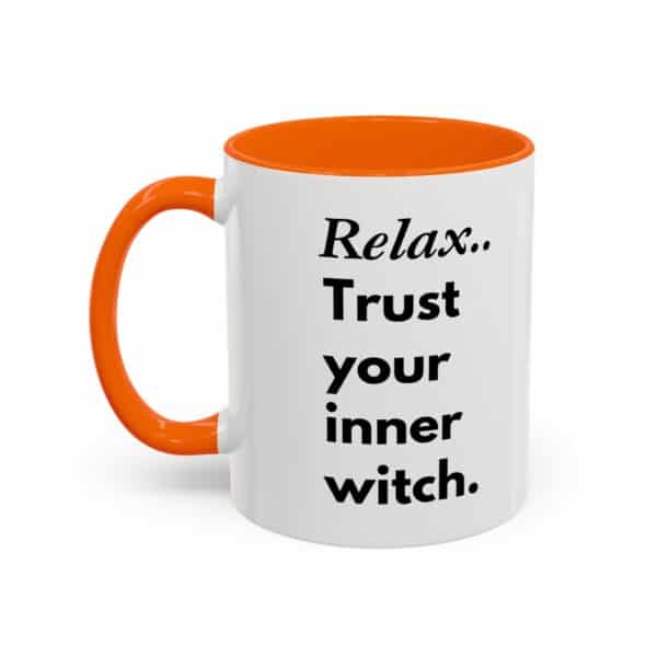 The hight Priestess Coffee Mug – “Relax, trust your inner witch” - Wisdom Tarot Card Mug 11oz ☕✨ - Image 13