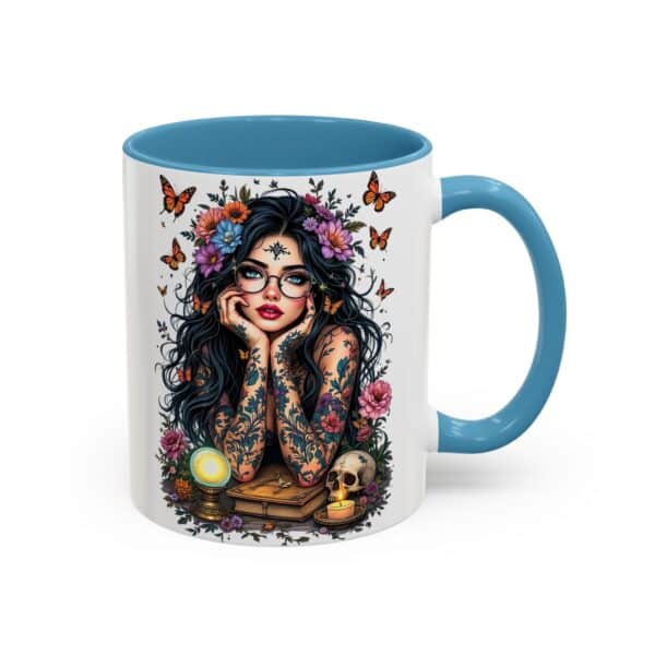 “Relax, I’m Just Here for the Tarot Tea” Mug - Mystic Babe Vibes with Every Sip 🔮🦋 - Image 10