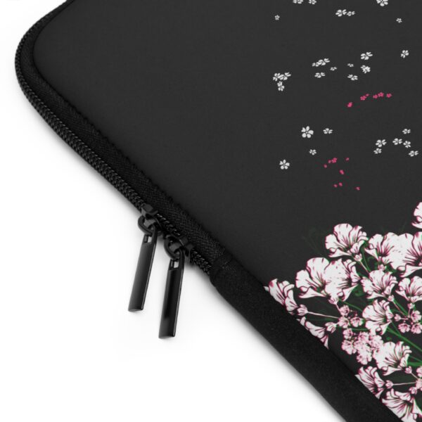 Full Moon Goddess Laptop Sleeve | Mystical Floral Art for Manifestation, Creative Flow - Image 4