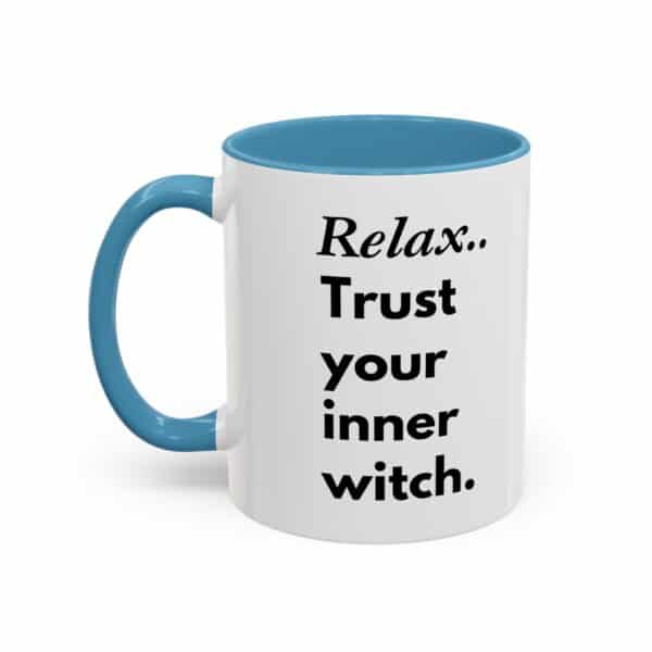The hight Priestess Coffee Mug – “Relax, trust your inner witch” - Wisdom Tarot Card Mug 11oz ☕✨ - Image 11