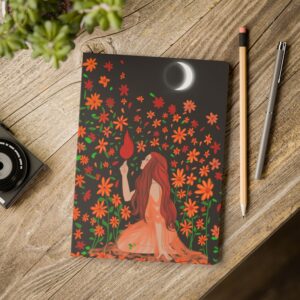 "Setting Intentions" Hardcover Journal - Lunar Ritual and Manifestation Notebook for Moon Phase Magic