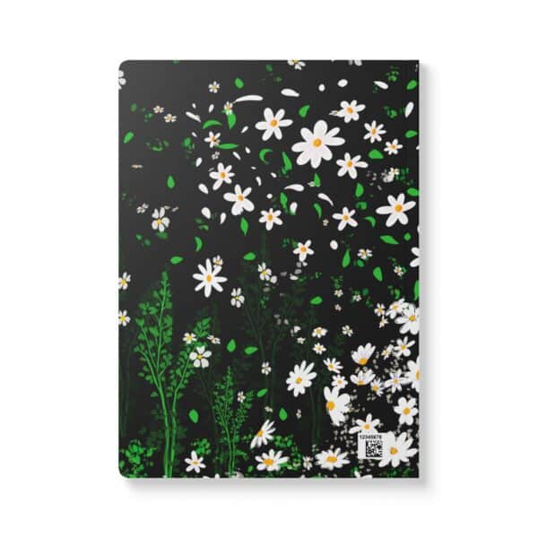 "Moonlit Daisy Goddess" Hardcover Journal | Intuitive Writing & Self-Love Reflection Notebook - Image 3