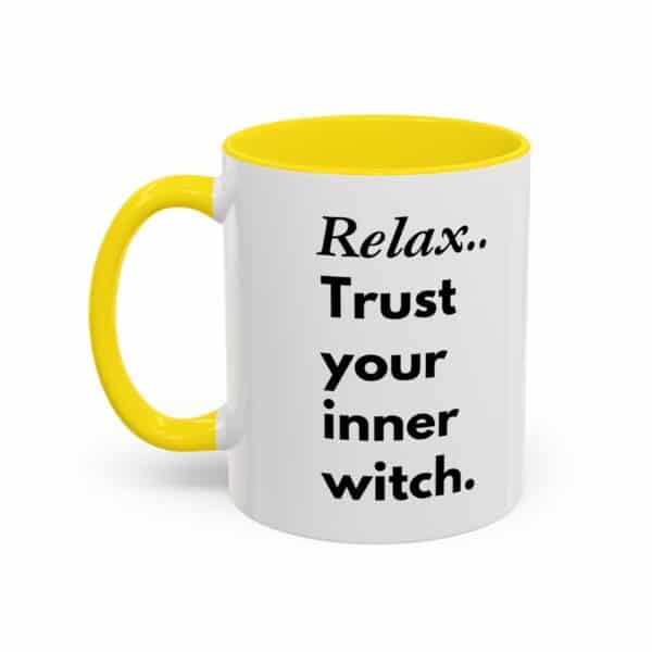 The hight Priestess Coffee Mug – “Relax, trust your inner witch” - Wisdom Tarot Card Mug 11oz ☕✨ - Image 17