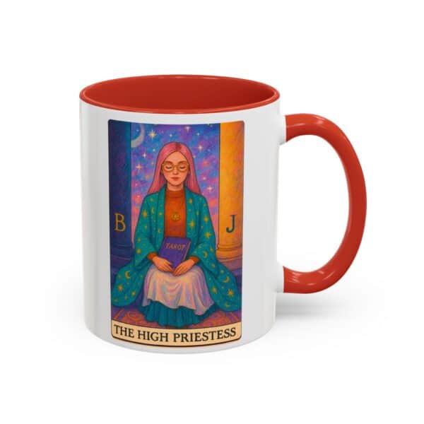 The hight Priestess Coffee Mug – “Relax, trust your inner witch” - Wisdom Tarot Card Mug 11oz ☕✨ - Image 8
