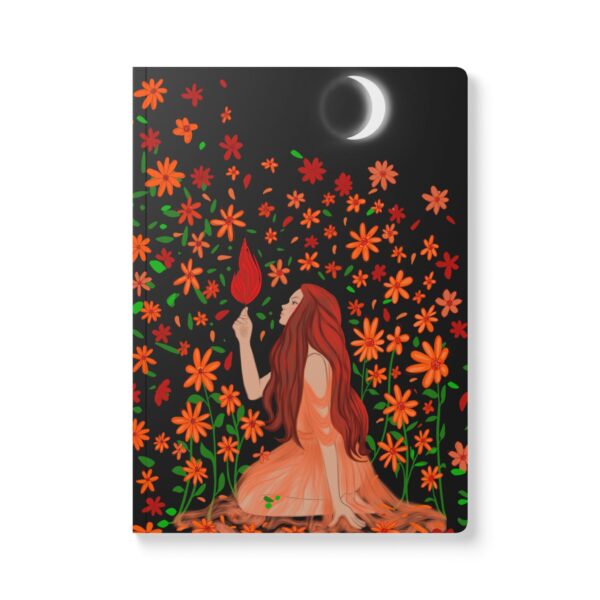 "Setting Intentions" Hardcover Journal - Lunar Ritual and Manifestation Notebook for Moon Phase Magic - Image 2