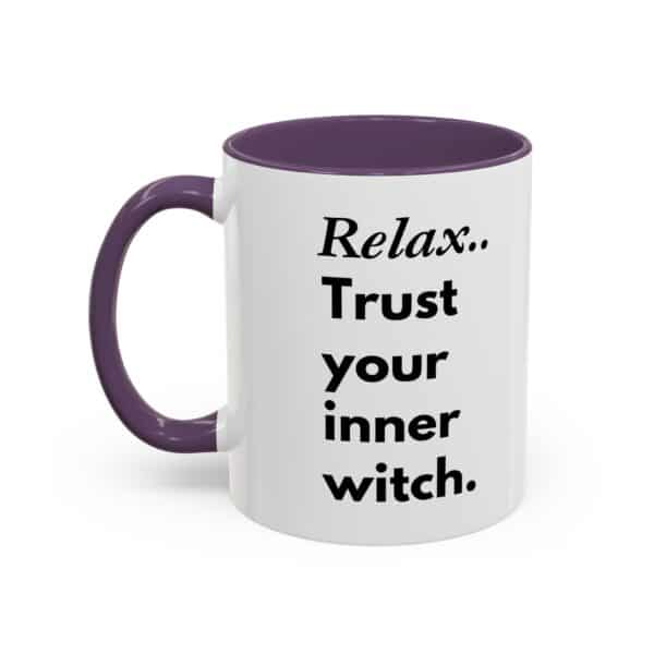 The hight Priestess Coffee Mug – “Relax, trust your inner witch” - Wisdom Tarot Card Mug 11oz ☕✨ - Image 15