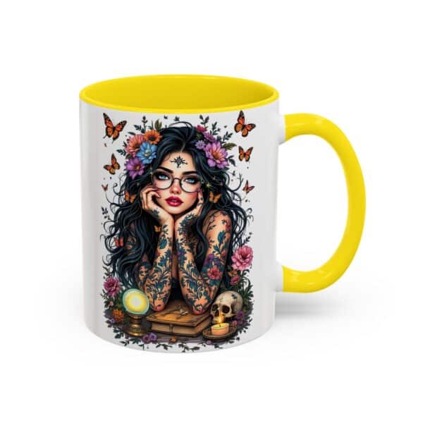 “Relax, I’m Just Here for the Tarot Tea” Mug - Mystic Babe Vibes with Every Sip 🔮🦋 - Image 16