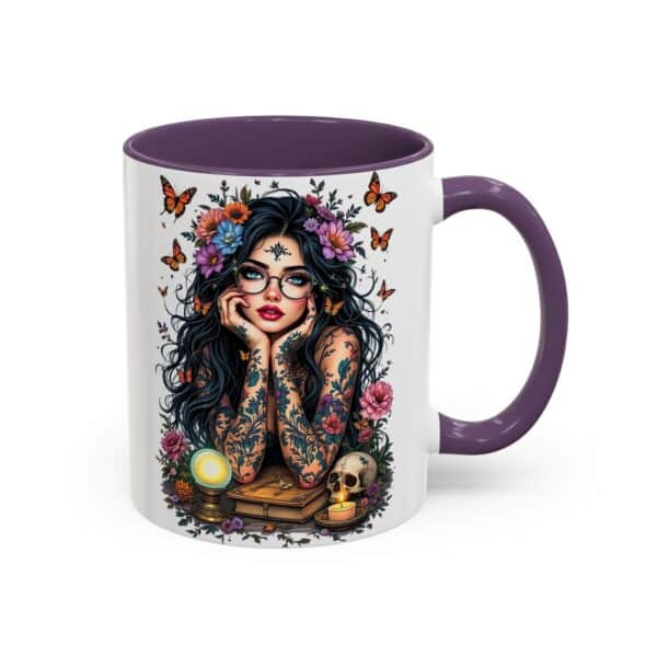 “Relax, I’m Just Here for the Tarot Tea” Mug - Mystic Babe Vibes with Every Sip 🔮🦋 - Image 14