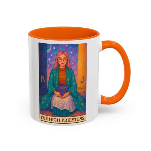 The hight Priestess Coffee Mug – “Relax, trust your inner witch” - Wisdom Tarot Card Mug 11oz ☕✨ - Image 12