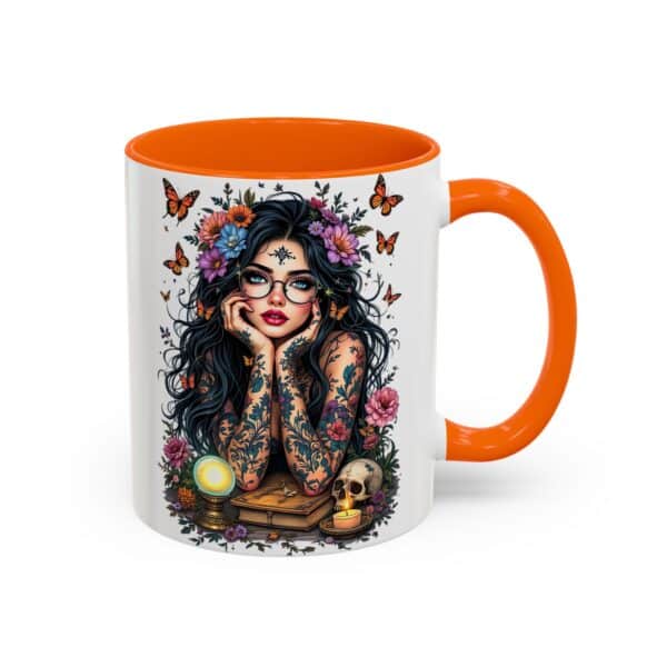 “Relax, I’m Just Here for the Tarot Tea” Mug - Mystic Babe Vibes with Every Sip 🔮🦋 - Image 12