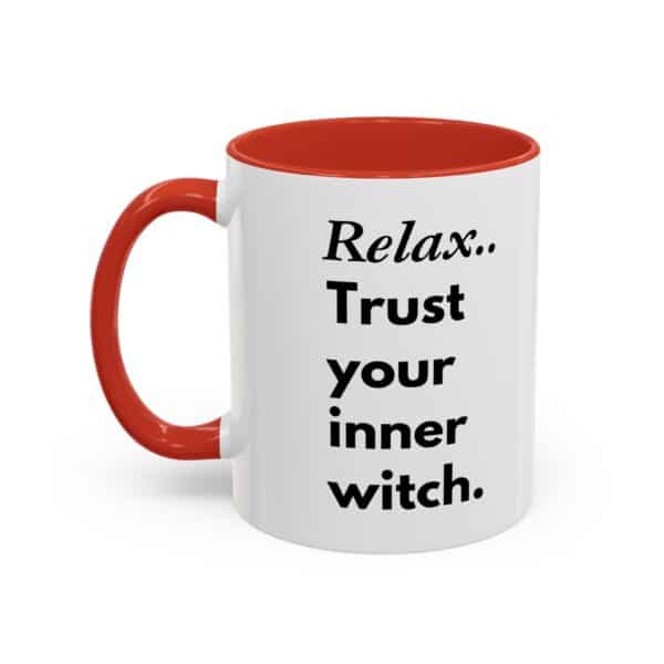 The hight Priestess Coffee Mug – “Relax, trust your inner witch” - Wisdom Tarot Card Mug 11oz ☕✨ - Image 9