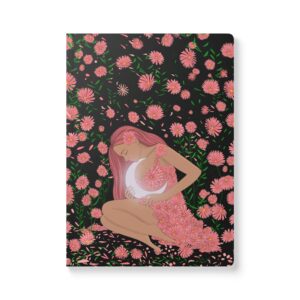 “Moon Within” Floral Softcover Journal - An Introspective Space for Writers, Dreamers & Soul-Seekers 🌙