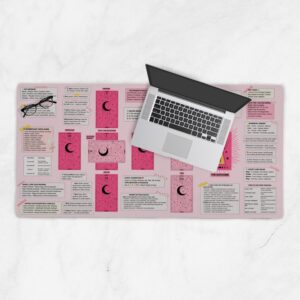 Ultimate Tarot Mat For Beginners | 18x36 Oversized Cheat Sheet For New Tarot Queens